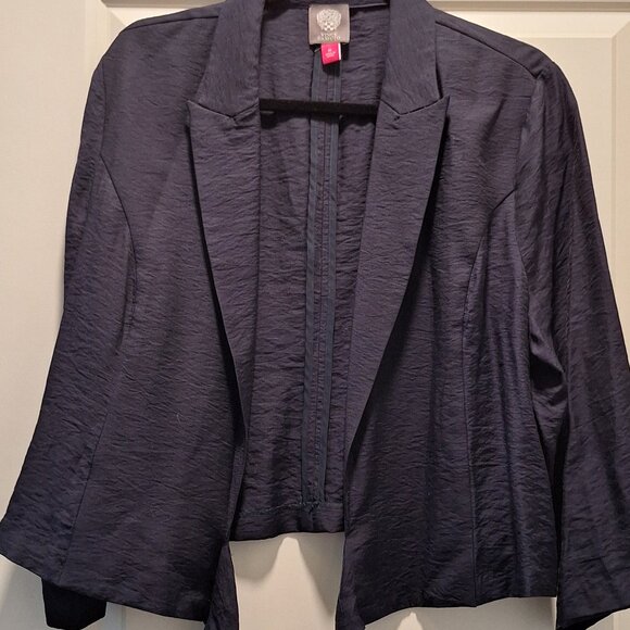 Vince Camuto short jacket, navy, XL - Picture 1 of 4